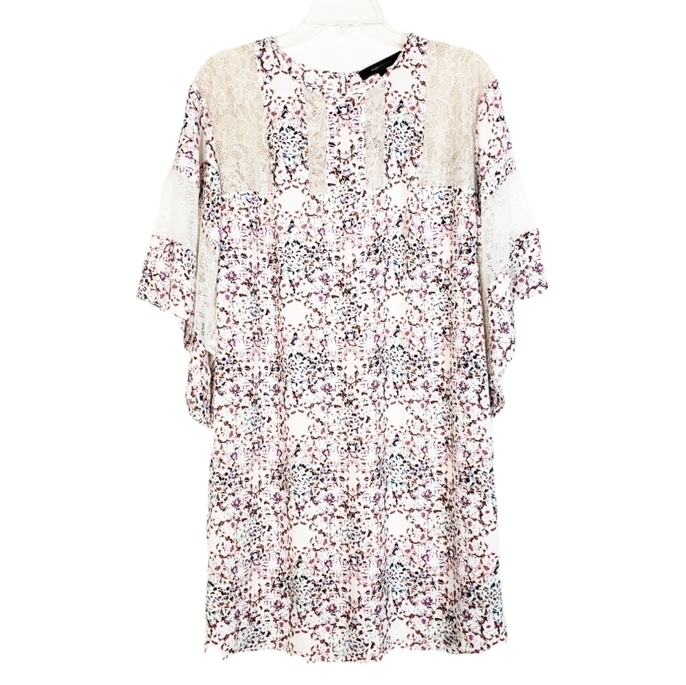 BCBGMaxAzria Susannah Print Blocked Kaftan Dress - Picture 2 of 6